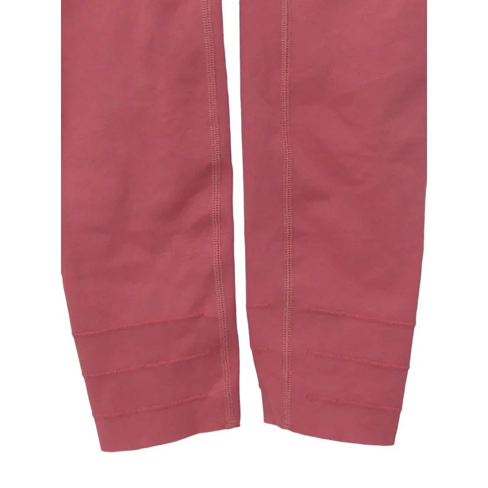 Fabletics Sculptknit‎ Leggings Womens M Pink Green High Waist Cut Out Athletic